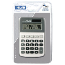 Школьные калькуляторы mILAN Blister Pack Grey 8 Digit Calculator
