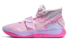 Кроссовки высокие Nike KD 12 Aunt Pearl (Розовые) купить онлайн