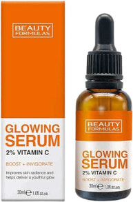 Gesichtsserum - Beauty Formulas Glowing Serum 2% Vitamin C