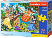 Детские развивающие пазлы Castorland Puzzle 70 Princess in Garden