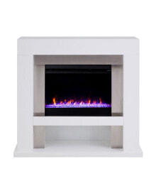 Southern Enterprises arell Stainless Steel Color Changing Electric Fireplace