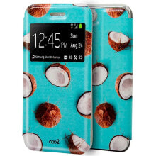 COOL iPhone 7/8/SE 2020/SE 2022 Coconut Drawings flip phone case