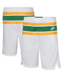 Nike big Boys White Houston Rockets Hardwood Classics Swingman Shorts