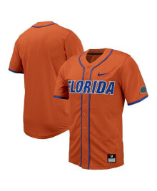 Nike men's Orange Florida Gators Replica Full-Button Baseball Jersey