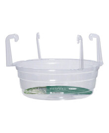 Curtis Wagner Plastics curtis Wagner Hanging Basket Drip Pan, Clear, 12 HB1200 Qty 1