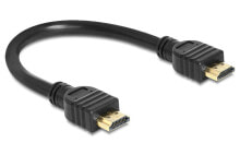 DeLOCK 83352 HDMI кабель 0,25 m HDMI Тип A (Стандарт) Черный