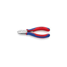 Knipex Elektronik-Seitenschneider Länge 130 mm Form 0 Facette ja Mehrkomponenten-Hüllen spiegelpoliert