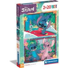 CLEMENTONI Stitch disney 2x20 pieces Puzzle