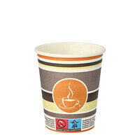 PAPSTAR To Go - 200 ml - Cardboard - Orange - 0 - 90 °C - 8 cm - 92 mm