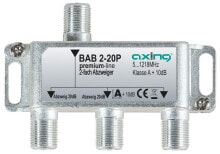 Axing BAB 2-20P Кабельный разветвитель Серый BAB00220P
