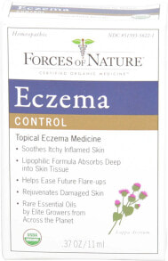 Витамины и БАДы для кожи forces Of Nature Eczema Control Topical Oil Масло местного применения для борьбы с экземой 11 мл