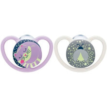 Baby pacifiers and accessories nUK 2 SPACE Schnuller 6-18m NACHT