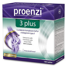 Витамины и БАДы proenzi 3 Plus  Комплекс из глюкозамин сульфата, хондроитин сульфата, МСМ, коллагена II - типа для суставов 180 таблеток