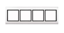 Умные розетки, выключатели и рамки merten 400419 рамка для розетки/выключателя Белый