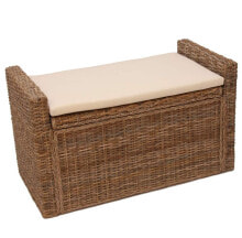 Sitzbank Sitzhocker M92 Rattan Staufach