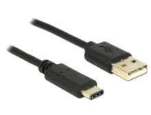 Компьютерные разъемы и переходники DeLOCK 2m, USB2.0-A/USB2.0-C USB кабель 2.0 USB A USB C Черный 83327