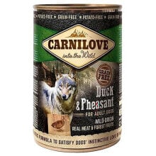 CARNILOVE Into the wild duck&pheasant wet dog food 400g