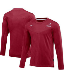 Men's Crimson Alabama Crimson Tide Game Day Sideline Performance Long Sleeve T-shirt