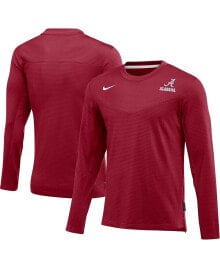 Nike men's Crimson Alabama Crimson Tide Game Day Sideline Performance Long Sleeve T-shirt