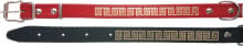 Ошейники для собак dino LEATHER COLLAR 25mm / 59cm RED