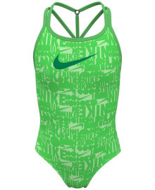Nike big Girls Retro Flow T-Crossback One-Piece Swimsuit