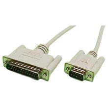 EUROCONNEX Apple II-Modem 300-1200 3318 DB25 To VGA Cable 1.8 m