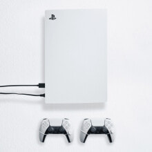 Floating Grip Playstation 5 Wall Mounts by - White Bundle - 368019 - PlayStation 5