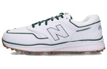 Malbon x New Balance NB 997 减震防滑耐磨 低帮 高尔夫球鞋 男女同款 白绿 / Гольф-кроссовки Malbon x New Balance NB 997 NBG997GWG