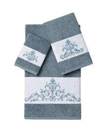 Linum Home turkish Cotton Scarlet 4-Pc. Embellished Hand Towel Set