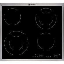 Варочная поверхность электрическая Electrolux EHF6342XOK черная стеклокерамика