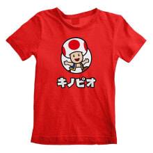 Спортивная одежда, обувь и аксессуары hEROES Official Nintendo Super Mario Toad Short Sleeve T-Shirt