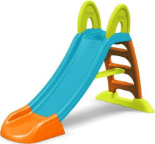 Children's play and sports complexes and slides