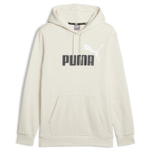 Puma Essentials Logo Pullover Hoodie Mens Beige Casual Outerwear 84684987 купить в аутлете