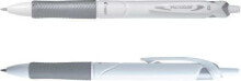 Письменные ручки Pilot Długopis Acroball M white srebrny czarny p10 (PIBAB15M-WB-BG)