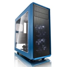 Компьютерные корпуса для игровых ПК Fractal Design Focus G Midi Tower Черный, Синий FD-CA-FOCUS-BU-W