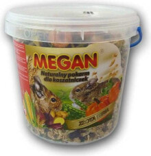 Купить наполнители и сено для грызунов Megan: Зерносмесь для косматых животных Megan Koszatniczka 1 л/400 г