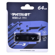 Купить сетевые хранилища NAS Patriot Memory: USВ-флешь память Patriot Memory Xporter 3 Чёрный 64 Гб