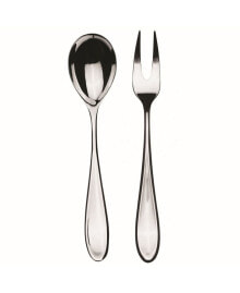 Mepra serving Set Fork and Spoon Forma Flatware Set, Set of 2