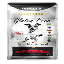 BIOFEED Euphoria gluten free adult mini & small beef dog food 2 kg