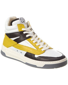 Ted Baker Leyroy Leather High-Top Sneaker Men's Yellow 46