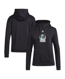 adidas women's Black Mexico National Team Crest Pullover Hoodie