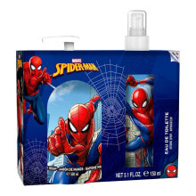 Детская декоративная косметика и духи Spiderman  Детский парфюмерный набор: шампунь 500 мл + спрей для тела 150 мл