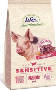 Life Pet Care Life Cat Karma dla Kota Wrażliwego Wieprzowina 400g