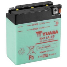 Автомобильные аккумуляторы YUASA 11.6 Ah Positivo Derecha Battery 6V