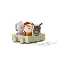 LILLIPUTIENS Louis pull along picnic car & shape sorter