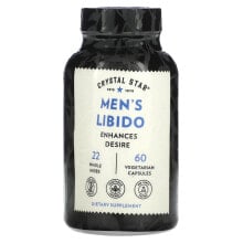 Растительные экстракты и настойки crystal Star, Men's Libido, 60 Vegetarian Capsules