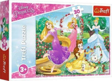 Детские развивающие пазлы Trefl Puzzle 30 Być księżniczką Disney Princess