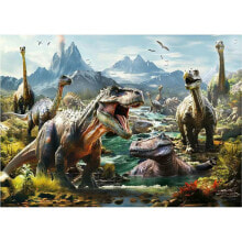 Puzzle Educa Ferocious dinosaurs 1000 Pieces