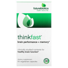 FutureBiotics, Thinkfast, Brain Performance + Memory, 120 Vegetarian Capsules