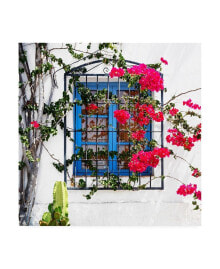 Trademark Global philippe Hugonnard Made in Spain 3 White Facade & Blue Window Canvas Art - 15.5